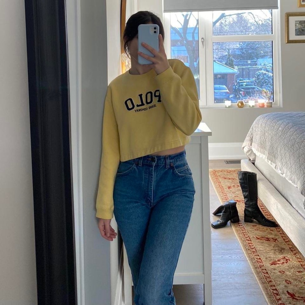 Ralph Lauren Polo Cropped Sweater
